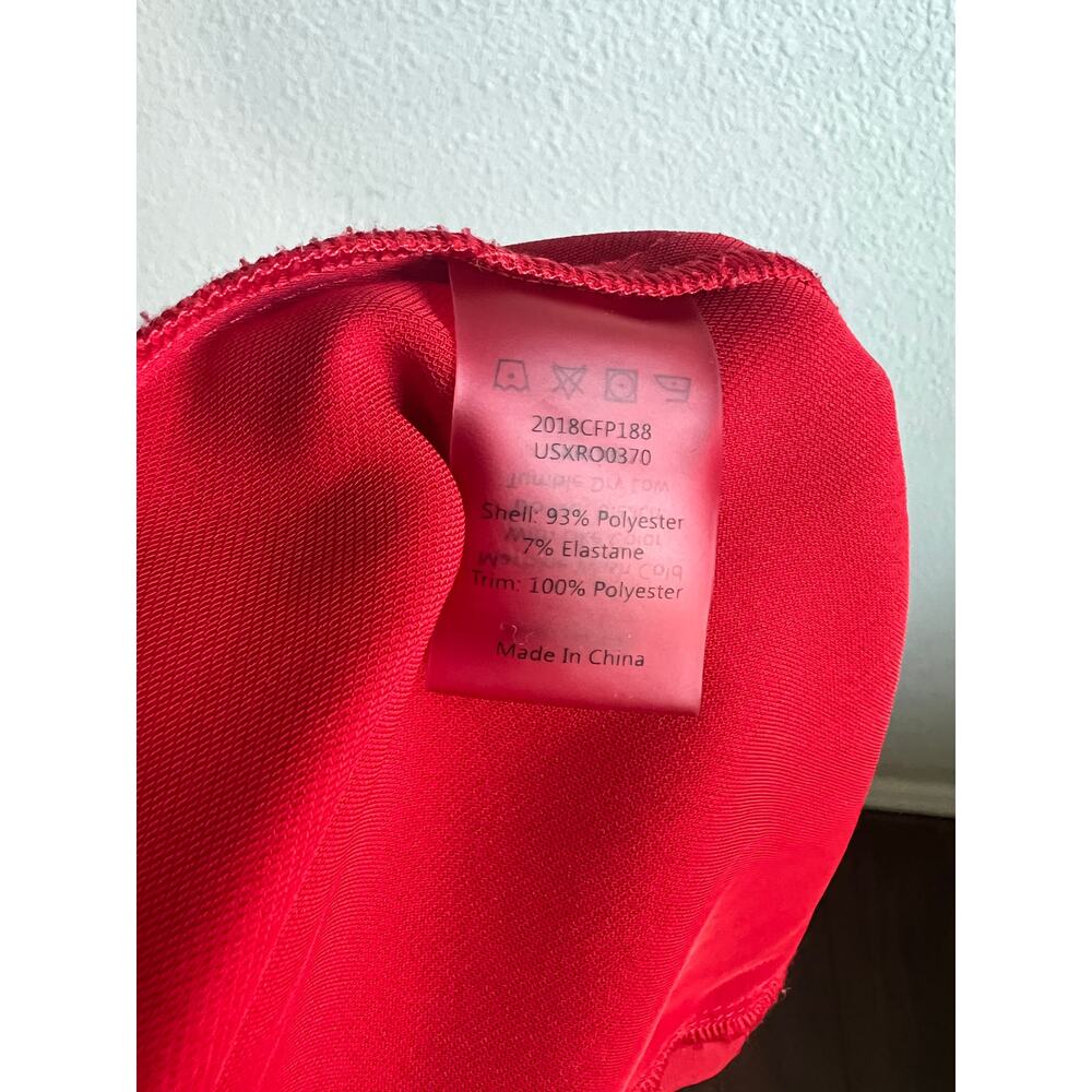 Rodarte X Universal Standard Red Chiffon Ruffle Mid Skirt Women 18-20 Balletcore - Picture 9 of 9